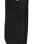 John Galliano Elegant Black Genuine Leather Men's Wallet