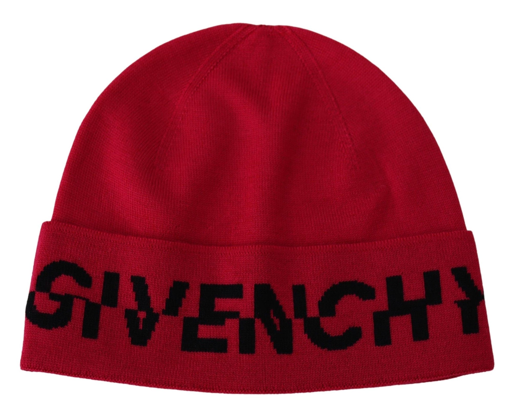 givenchy-red-wool-beanie-front-view