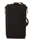 Dolce & Gabbana Elegant Black Leather Strapped Wallet