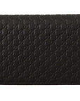 Gucci Elegant Black Leather Zip-Around Wallet