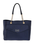 Kate Spade Elegant Ostrich Leather Handbag in Blue