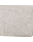 Dolce & Gabbana Chic White Leather Coin Case Wallet