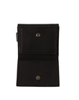 Dolce & Gabbana Elegant Black Leather Trifold Multi Kit