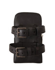 Dolce & Gabbana Elegant Black Leather Double-Strap Multi Kit