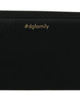 Dolce & Gabbana Elegant Black Leather Continental Wallet