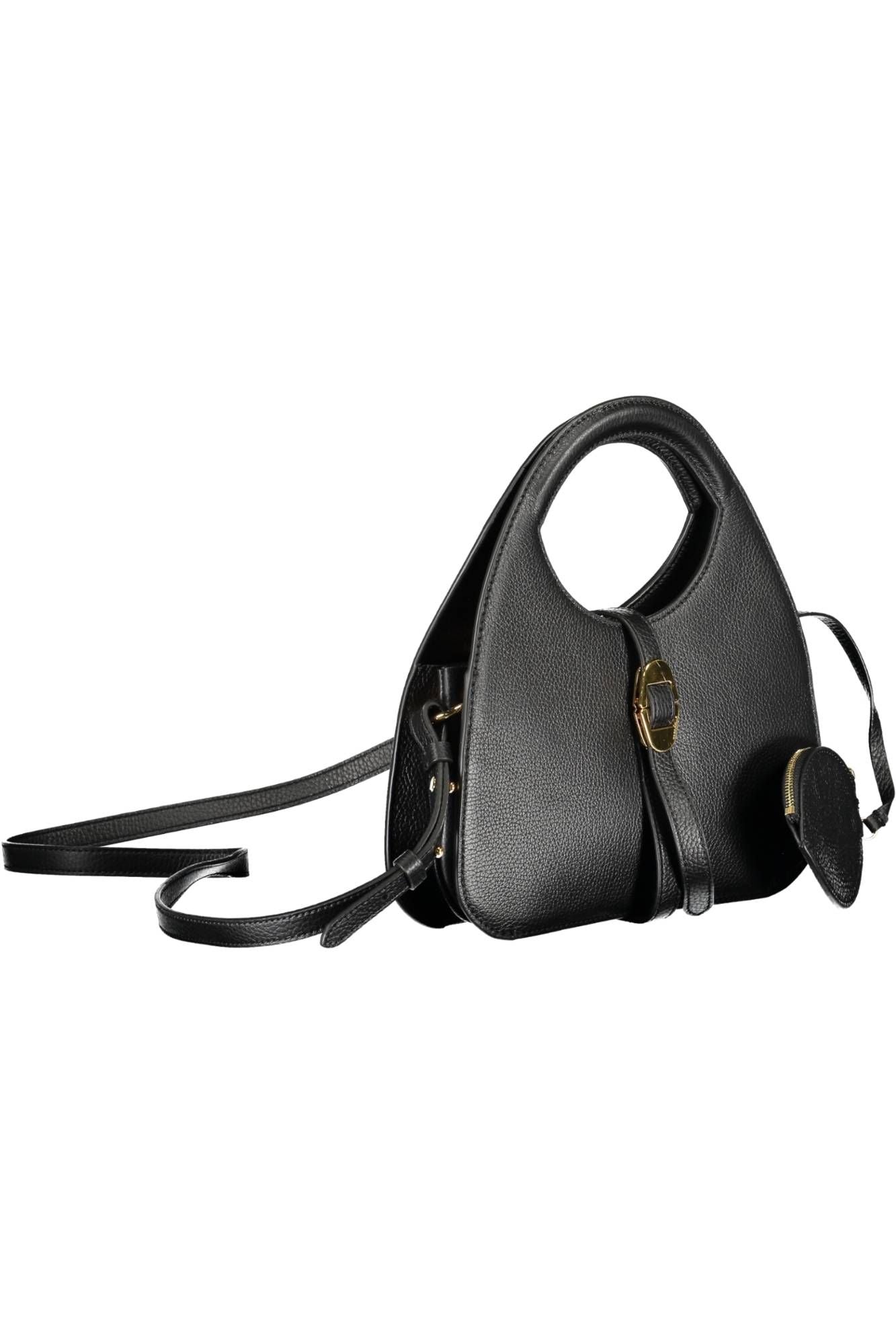 coccinelle-black-leather-handbag-side-view