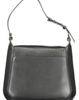 Coccinelle Elegant Leather Shoulder Bag with Turn Lock Closure