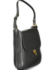 Coccinelle Elegant Leather Shoulder Bag with Turn Lock Closure