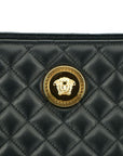 Versace - Black Quilted Nappa Leather Tote Bag