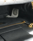 Versace - Black Quilted Nappa Leather Tote Bag