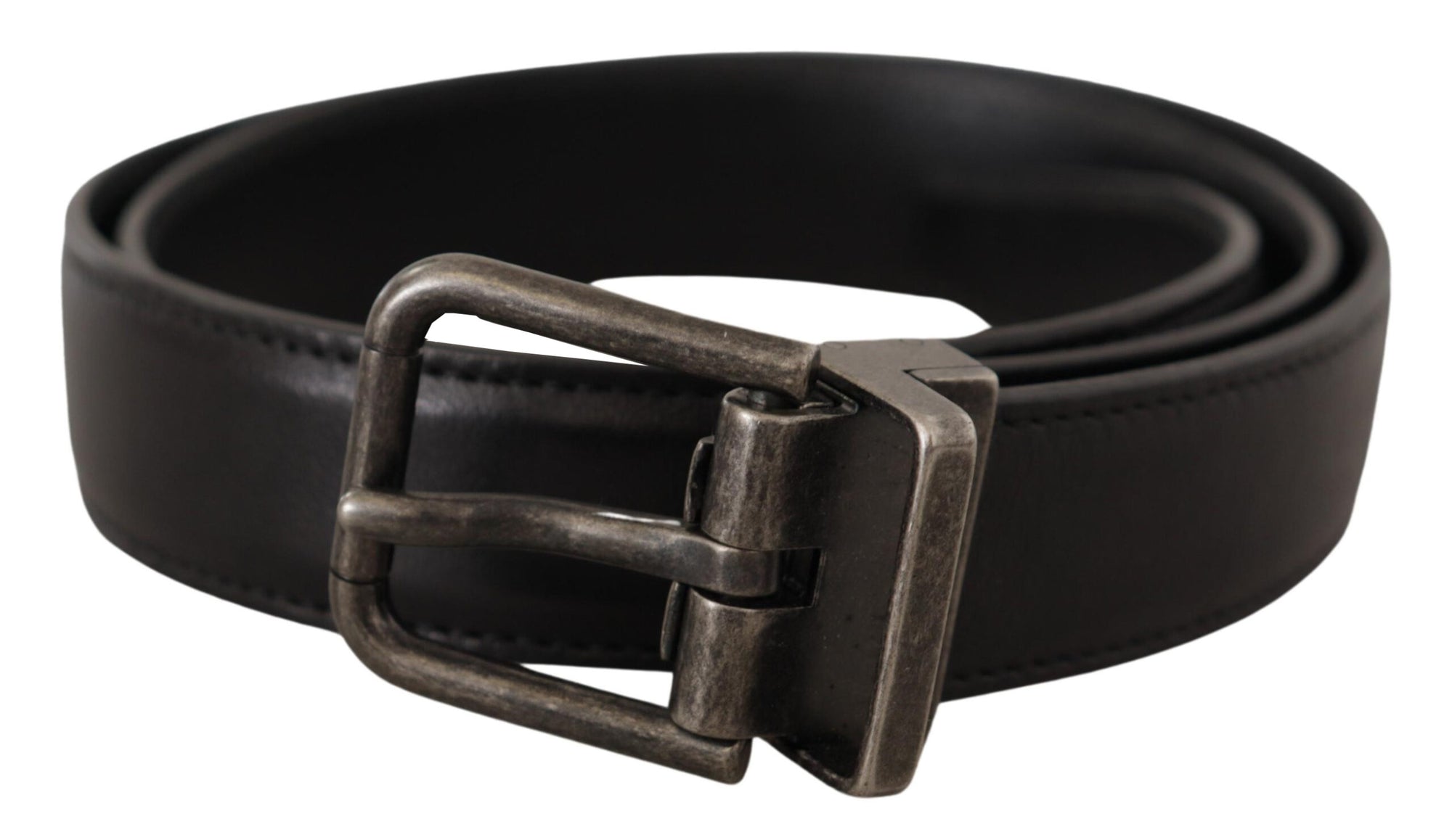 dolce-gabbana-black-leather-belt-front-view