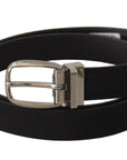 Dolce & Gabbana - Black Canvas and Leather Belt