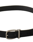 Dolce & Gabbana - Black Canvas and Leather Belt