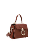 Chloé Elegant Sepia Brown Calfskin Shoulder Handbag