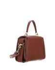 Chloé Elegant Sepia Brown Calfskin Shoulder Handbag