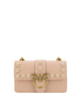 PINKO Chic Pink Cipria Mini Love Shoulder Bag