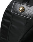 Dolce & Gabbana - Elegant Black Gold Detail Backpack