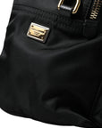 Dolce & Gabbana - Elegant Black Gold Detail Backpack