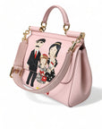 Dolce & Gabbana - Pink Leather Sicily Shoulder Bag