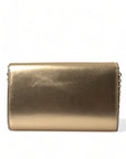 Dolce & Gabbana - Metallic Gold Leather Crossbody Purse