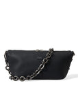 Dolce & Gabbana Elegant Black Leather Shoulder Bag