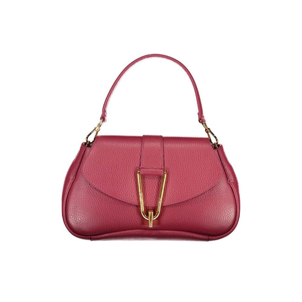 coccinelle-red-leather-handbag-front-view