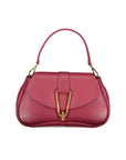 coccinelle-red-leather-handbag-front-view