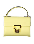 Coccinelle Yellow Leather Handbag