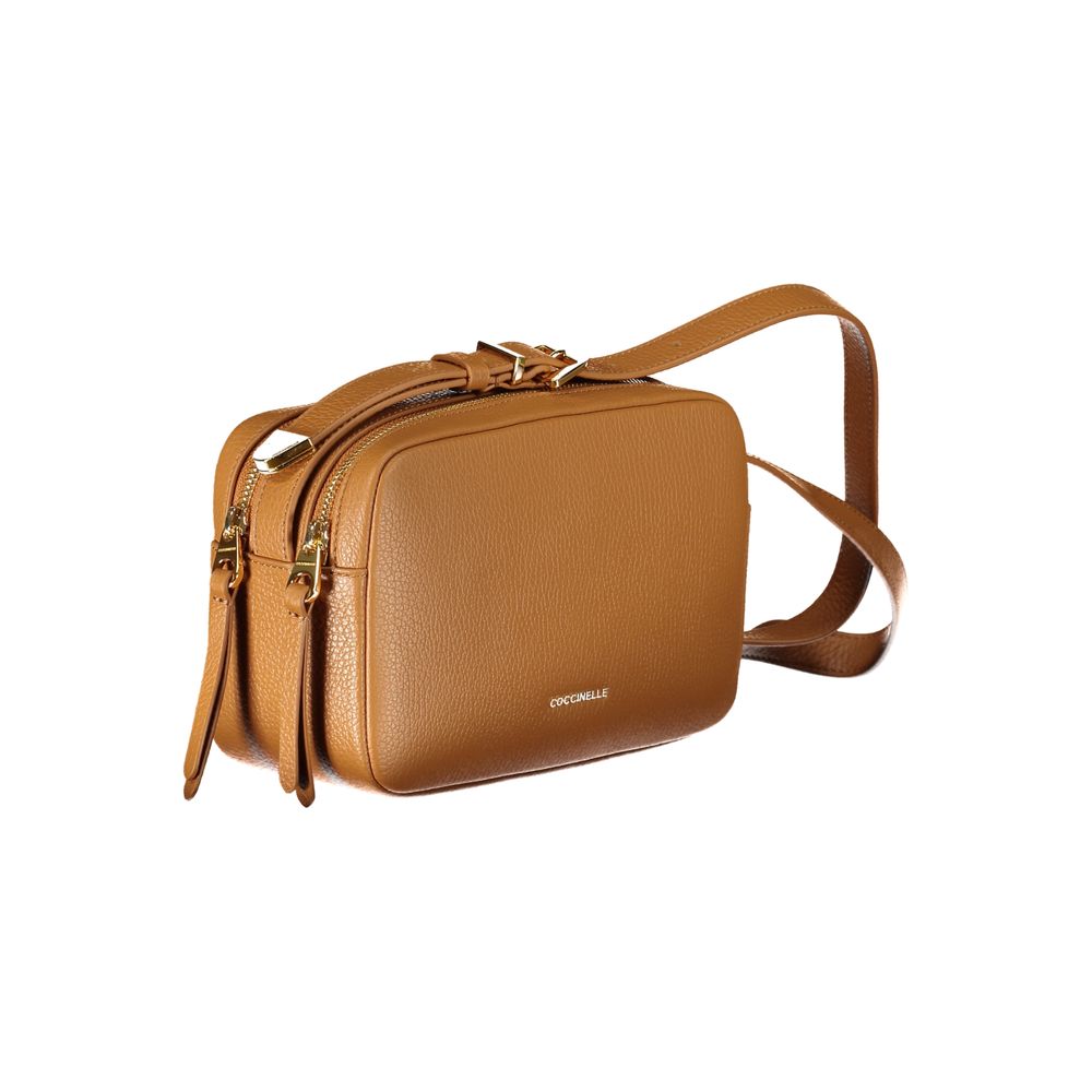 coccinelle-brown-handbag-side-angle