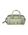 Coccinelle - Green Leather Handbag with Adjustable Strap