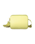 Coccinelle - Yellow Leather Shoulder Bag with External Pocket