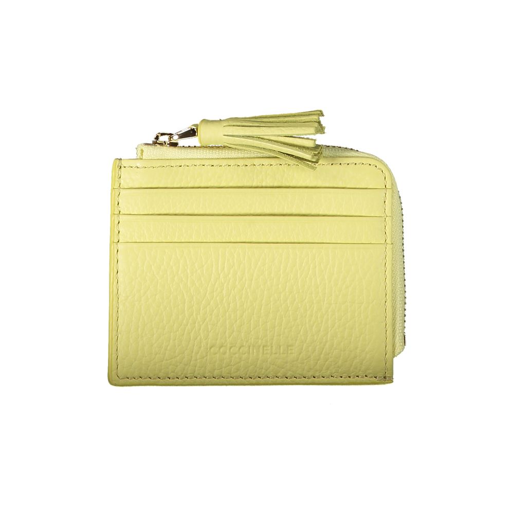 Coccinelle - Yellow Leather Card Holder Wallet