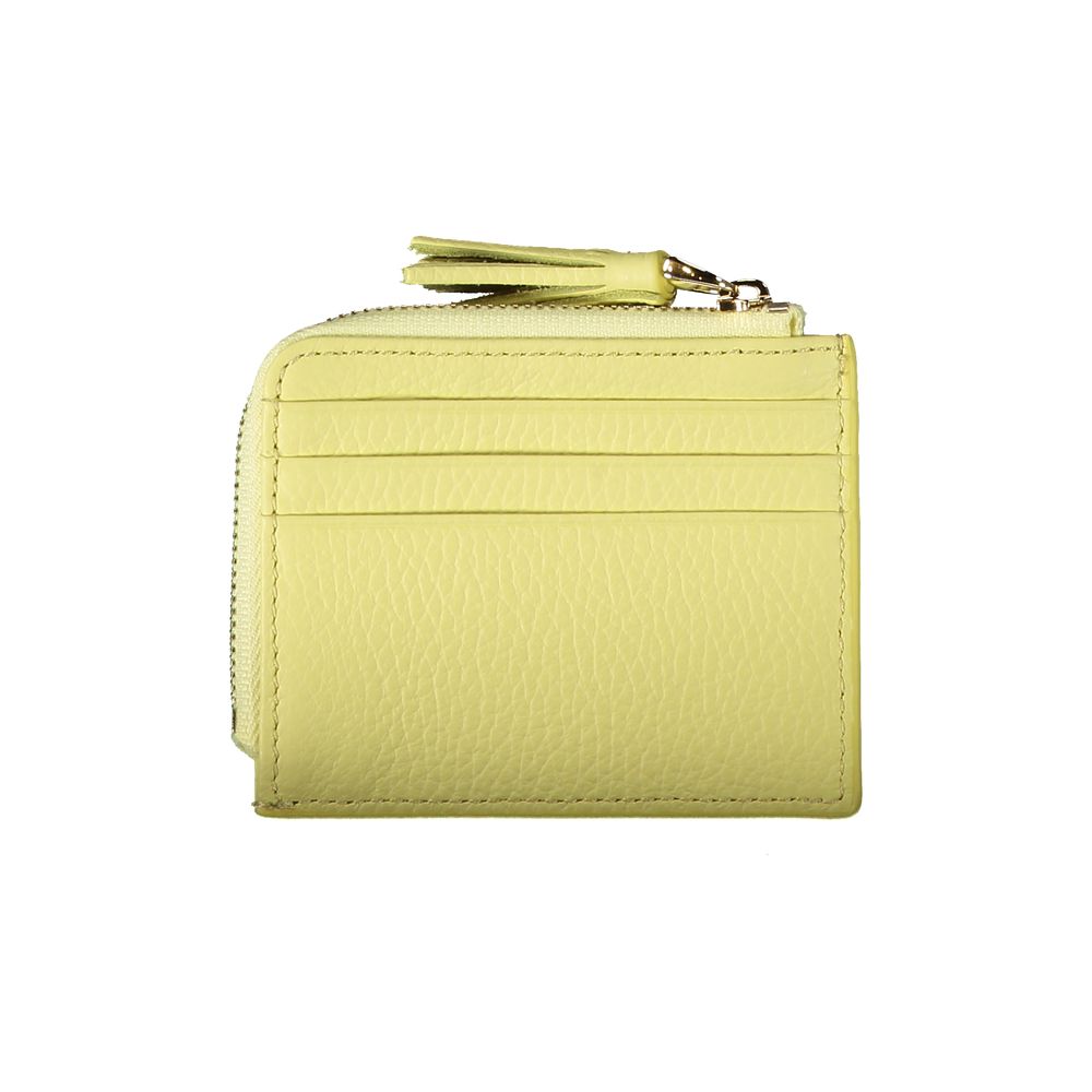 Coccinelle - Yellow Leather Card Holder Wallet