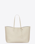 saint-laurent-white-leather-tote-front-view