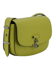 Jimmy Choo ARENNE Leather Satchel - Vibrant Lime Yellow