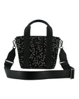 Jimmy Choo Black Canvas & Leather Small Tote - Chic Elegance