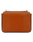 Jimmy Choo Amber Orange - Quilted Leather Shoulder Bag