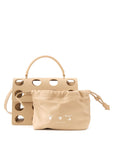 Off-White - Beige Leather Handbag for Sophisticated Style