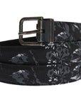 Dolce & Gabbana Elegant Floral Patterned Men's Luxury Belt