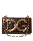 Dolce & Gabbana - Luxe Python Leather Phone Bag