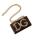 Dolce & Gabbana - Luxe Python Leather Phone Bag