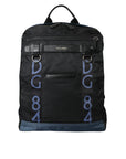 Dolce & Gabbana - Black Nylon DG Logo School Backpack