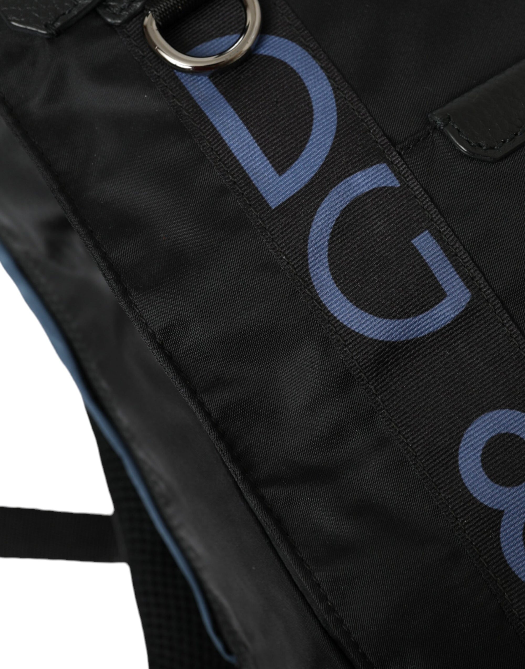 Dolce &amp; Gabbana - Black Nylon DG Logo School Backpack