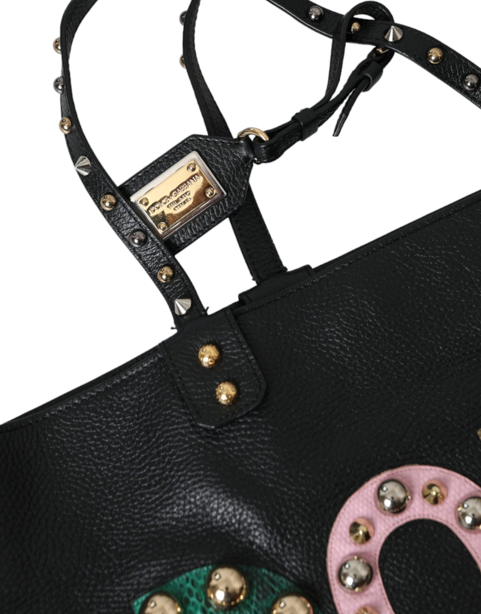 Dolce &amp; Gabbana - Black BEATRICE Leather Shopping Tote