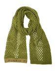 pinko-green-alpaca-blend-mesh-scarf-front