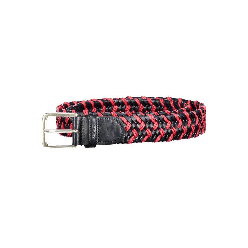 gant-red-leather-belt-front-view