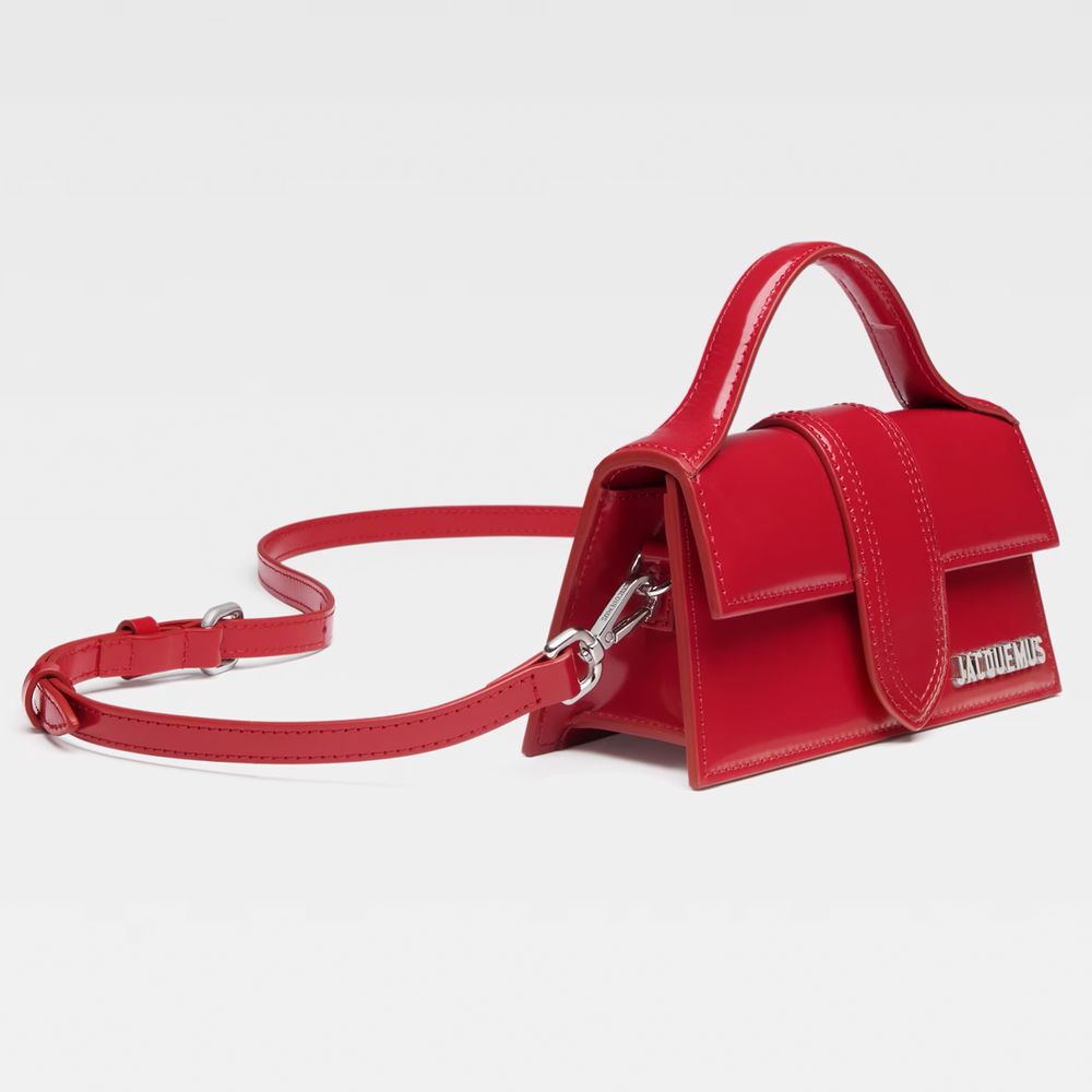 Jacquemus - The Bambino, Red Leather Crossbody Bag