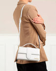 jacquemus-white-leather-bag-logo-on-model