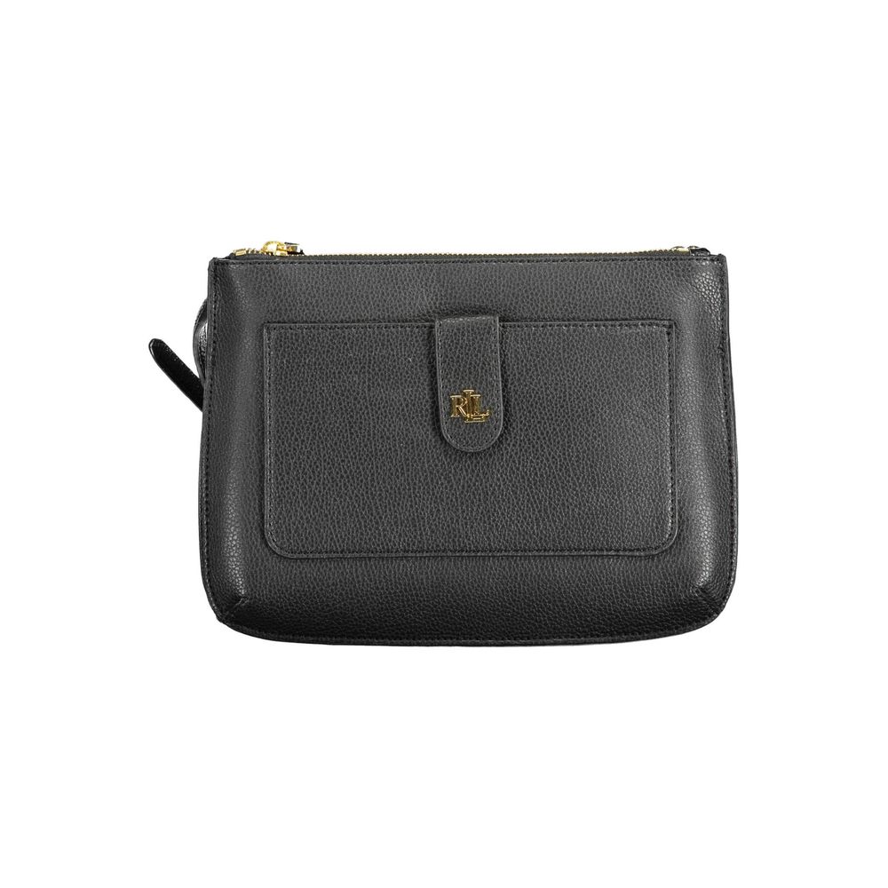 ralph-lauren-black-leather-handbag-front