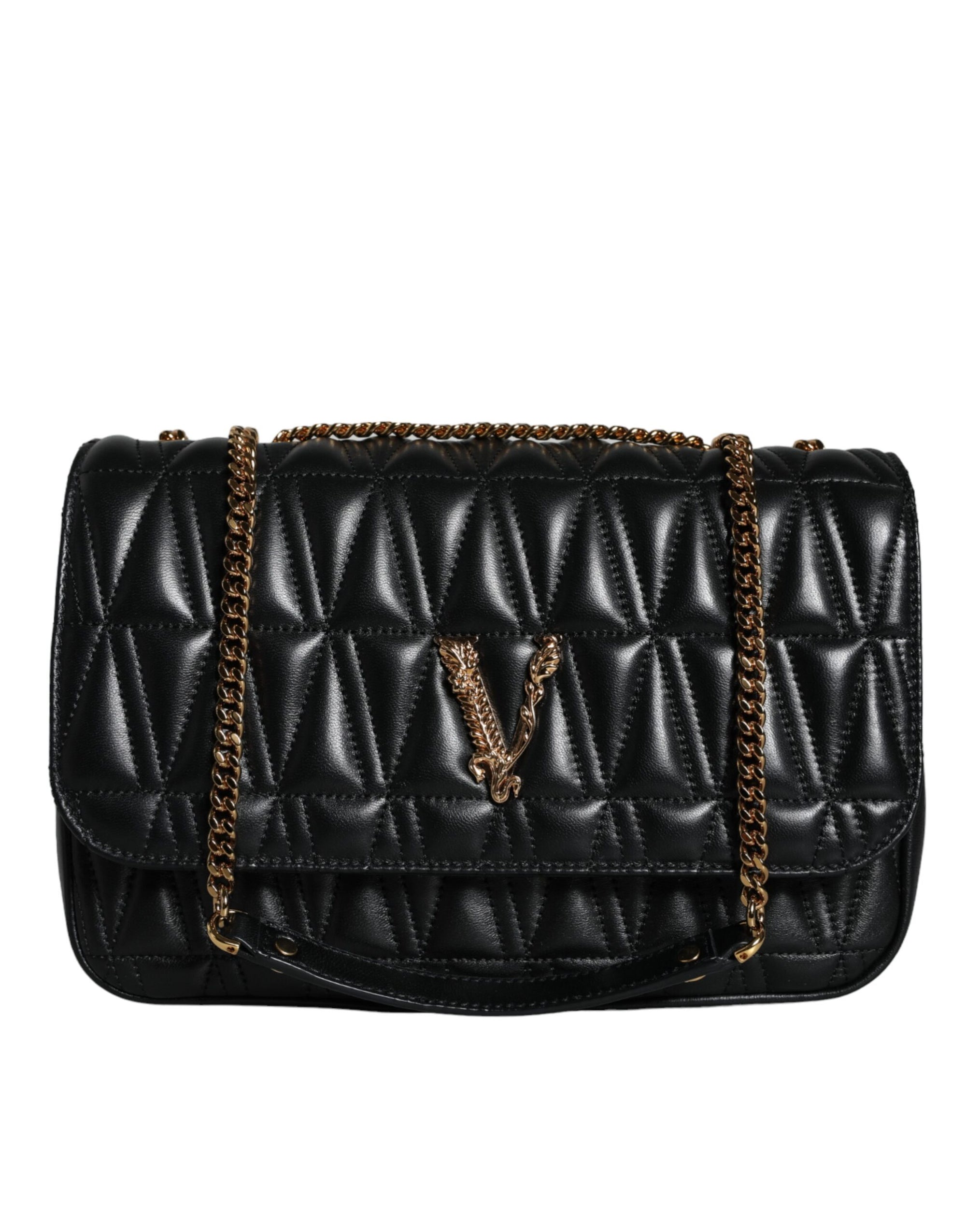 versace-black-nappa-leather-crossbody-front-view